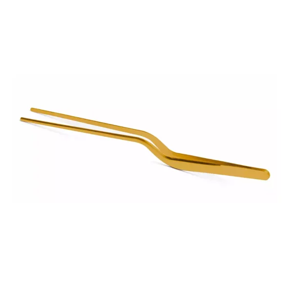 Pinzas Chef curva 20cm oro Comas